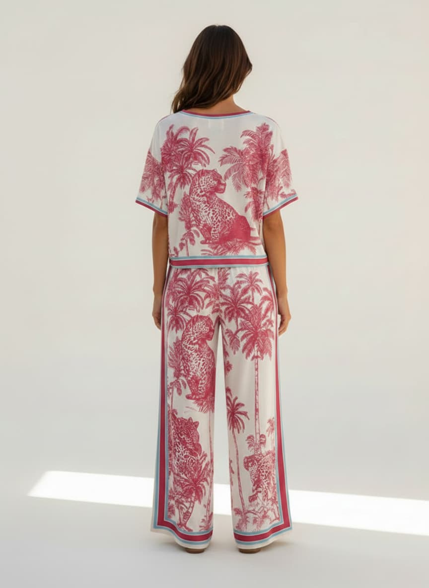Safari Toile Lounge Co-ord