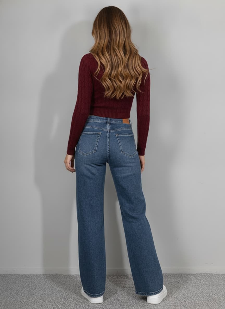 The Classic Wide-Leg Jeans