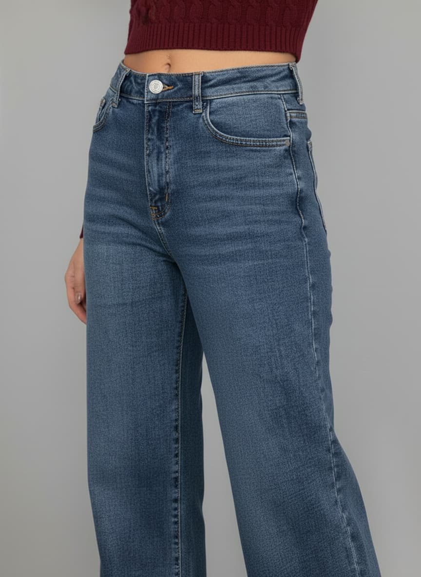 The Classic Wide-Leg Jeans