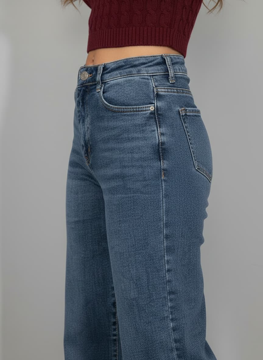 The Classic Wide-Leg Jeans