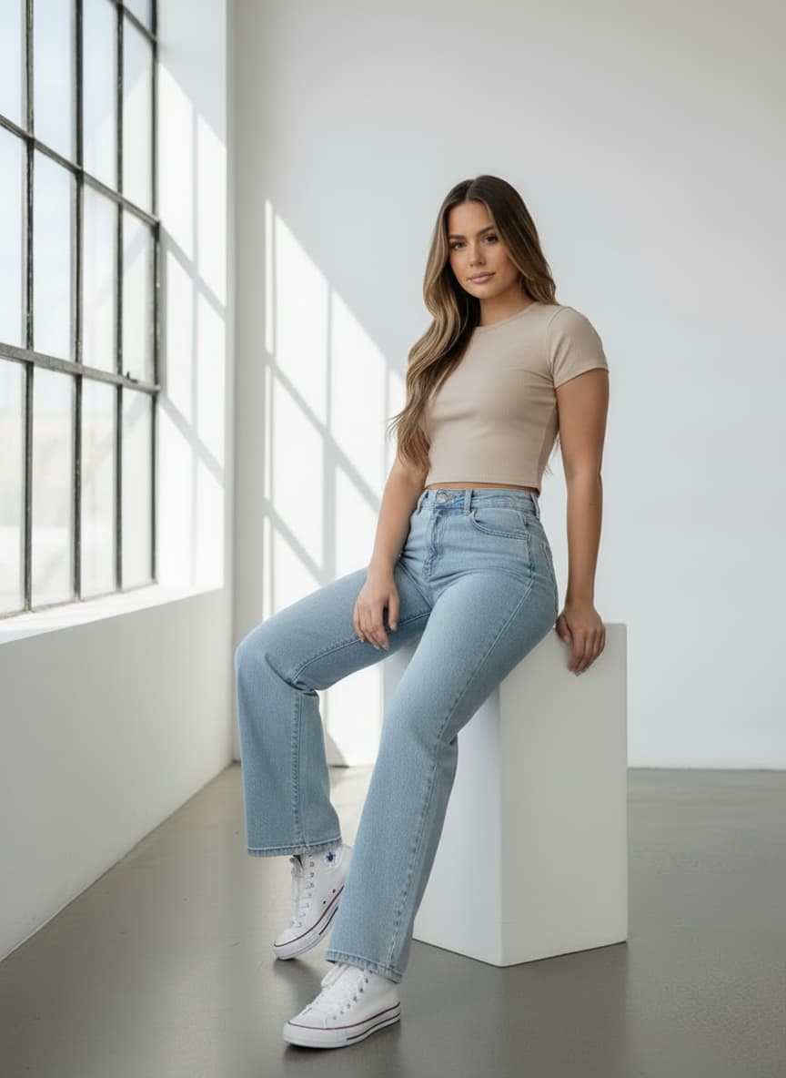 The Everyday Wide-Leg Jeans